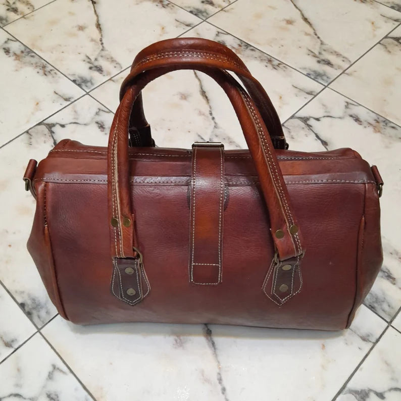 LEATHER DOCTOR BAG,duffel bag,canvas travel doctor bag,luggage bag