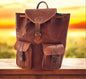 Moroccan Leather Backpack, bag