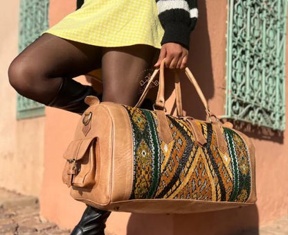 moroccan kilim travel bags  for women and men