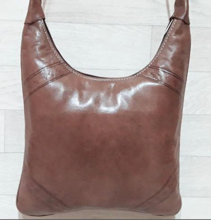 Women's leather shoulder bag