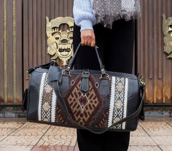 moroccan kilim travel bags  for women and men