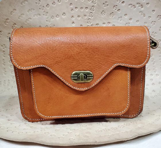 handmade traditional Moroccan leather handbag for women