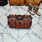 Leather and Vintage Kilim Duffle - Limited Edition! leather duffle, kilim bag, women duffle, weekender, overnight bag