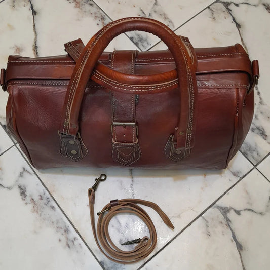 LEATHER DOCTOR BAG,duffel bag,canvas travel doctor bag,luggage bag