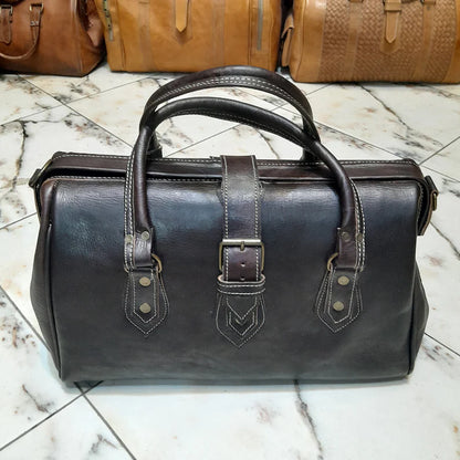 LEATHER DOCTOR BAG,duffel bag,canvas travel doctor bag,luggage bag