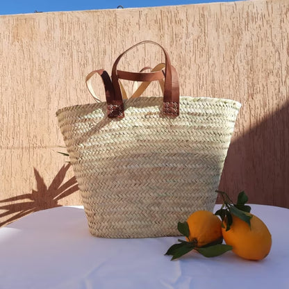 Basket - Authentic Moroccan Craftsmanship, Handcrafted Storage, Eco-Friendly, Unique Home Decor, MedinaMiracles