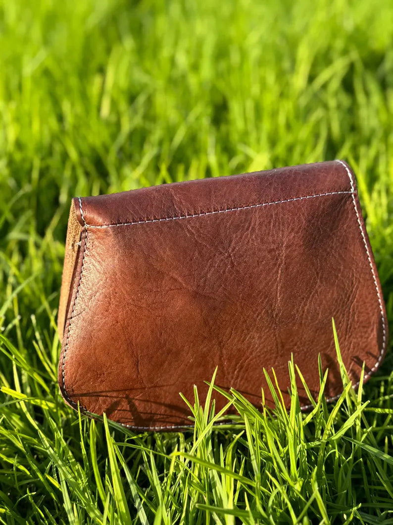 Moroccan leather bag