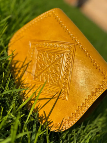 Moroccan leather bag