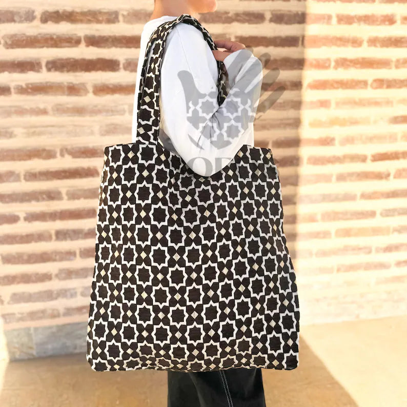 Moroccan Tote Bag, Shoulder Bag, Shipping bag, Market Bag